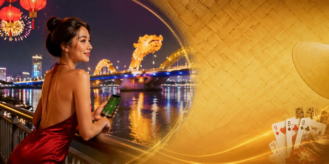 Người chơi đội nón lá tại Đà Nẵng tham gia trò chơi bài trực tuyến trên máy tính bảng
