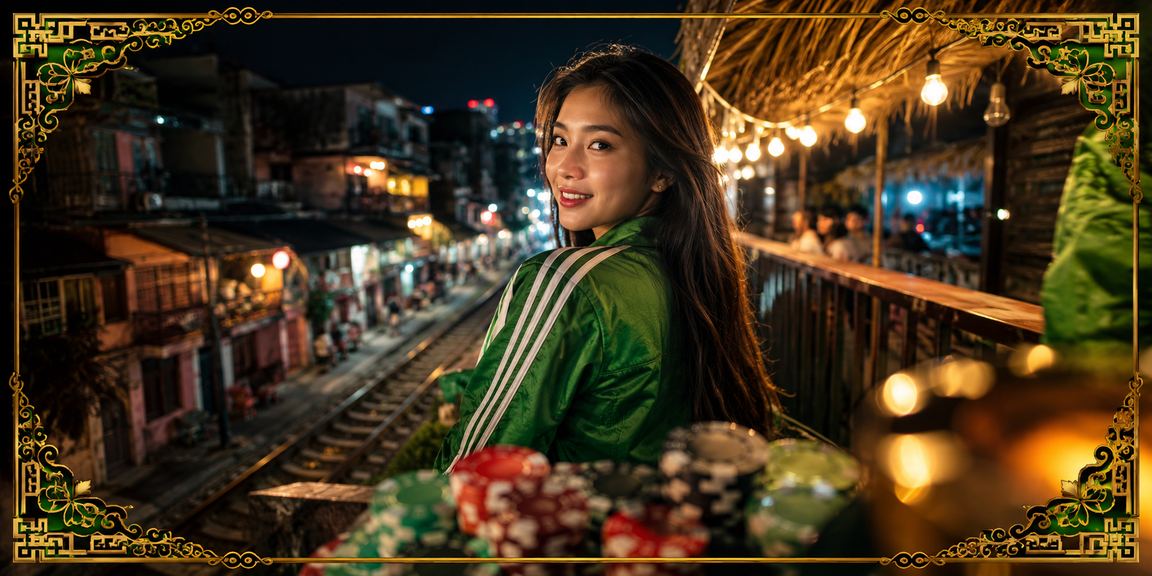 Người dùng tại Hà Nội kiểm tra ưu đãi VIP và giải thưởng trên điện thoại buổi tối