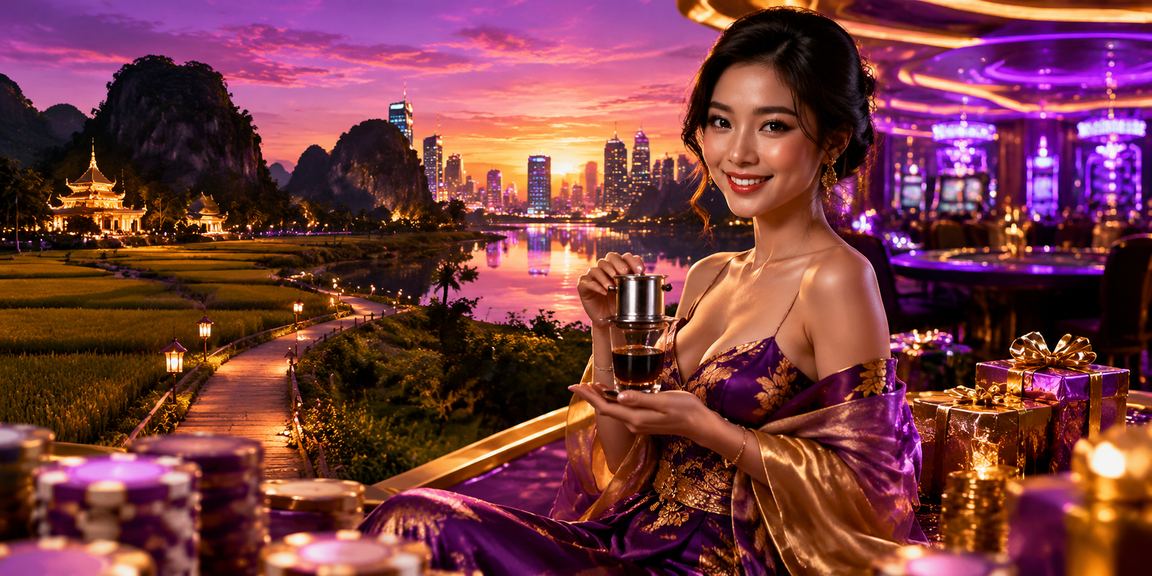 Người dùng Việt Nam trải nghiệm nền tảng cá cược trực tuyến trên điện thoại tại quán cà phê
